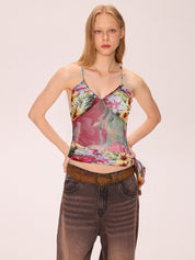 Colourful Abstract Prints Cami Top