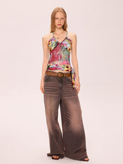 Colourful Abstract Prints Cami Top