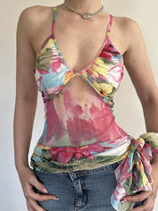 Colourful Abstract Prints Cami Top