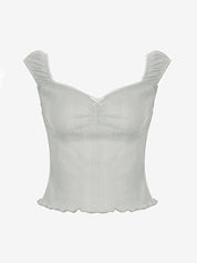 Ruffled Bow Tank Top