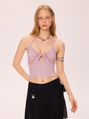 False Point Contention Halter Vest