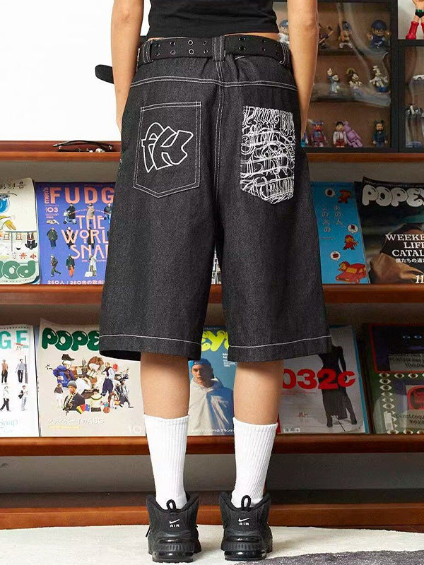American Retro Denim Shorts