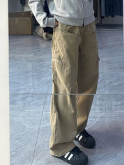 Washed Retro Cargo Jeans