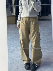 Washed Retro Cargo Jeans