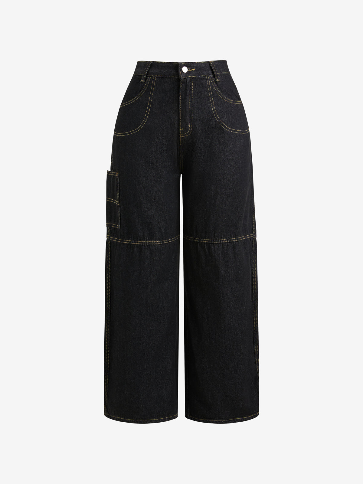 Pocket Alphabet Machete Boyfriend Jeans