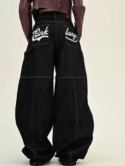 Pocket Alphabet Machete Boyfriend Jeans