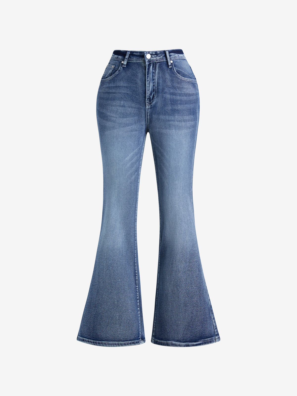 Embroidered Micro Slim Jeans
