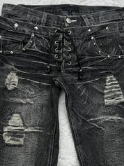 Gothic Retro Flare Jeans