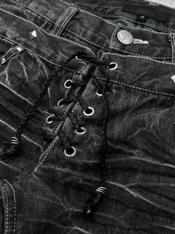 Gothic Retro Flare Jeans