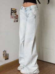 American Retro Casual Boyfriend Jeans
