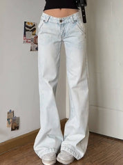 American Retro Casual Boyfriend Jeans