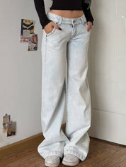 American Retro Casual Boyfriend Jeans