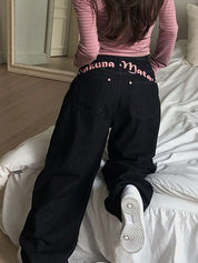 Sweet Cool Spicy Trend Boyfriend Jeans