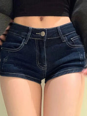 stretchy tight Denim Shorts