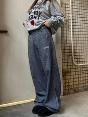 Embroidered Vintage Casual Boyfriend Jeans
