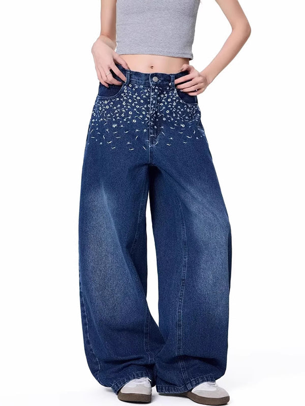 Vintage Straight Boyfriend Jeans