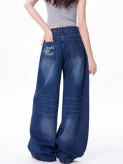 Vintage Straight Boyfriend Jeans