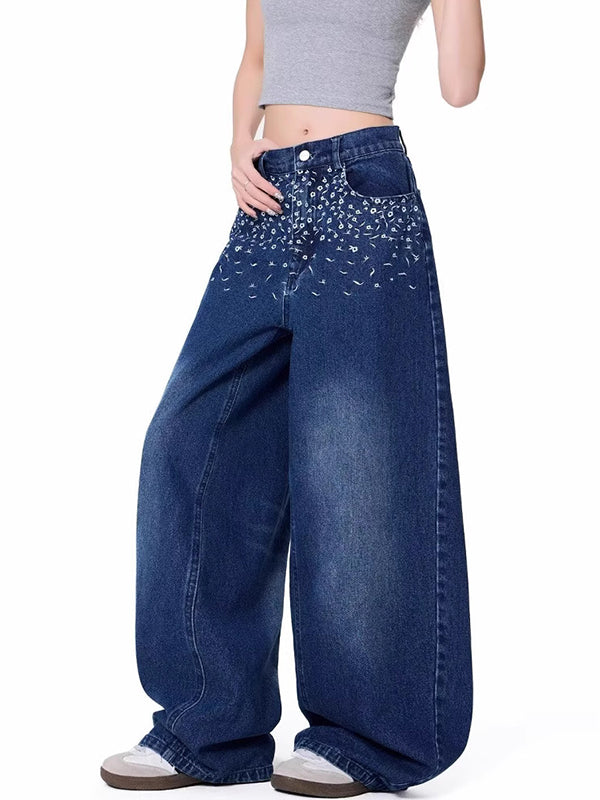 Vintage Straight Boyfriend Jeans