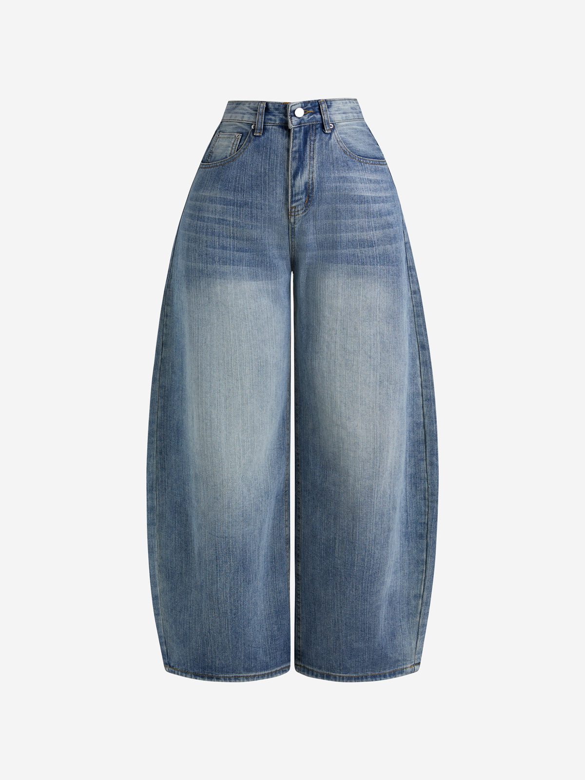 Vintage Bamboo Pattern Boyfriend Jeans