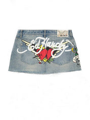 High Waist Y2k Slimming Mini Skirt