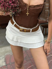 Sweet Pleats Mini Skirt
