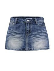 distressed Mini Skirt