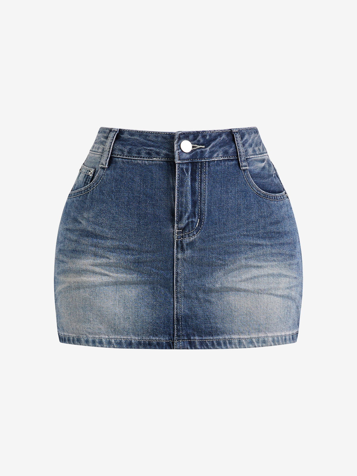 distressed Mini Skirt