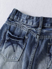 distressed Mini Skirt