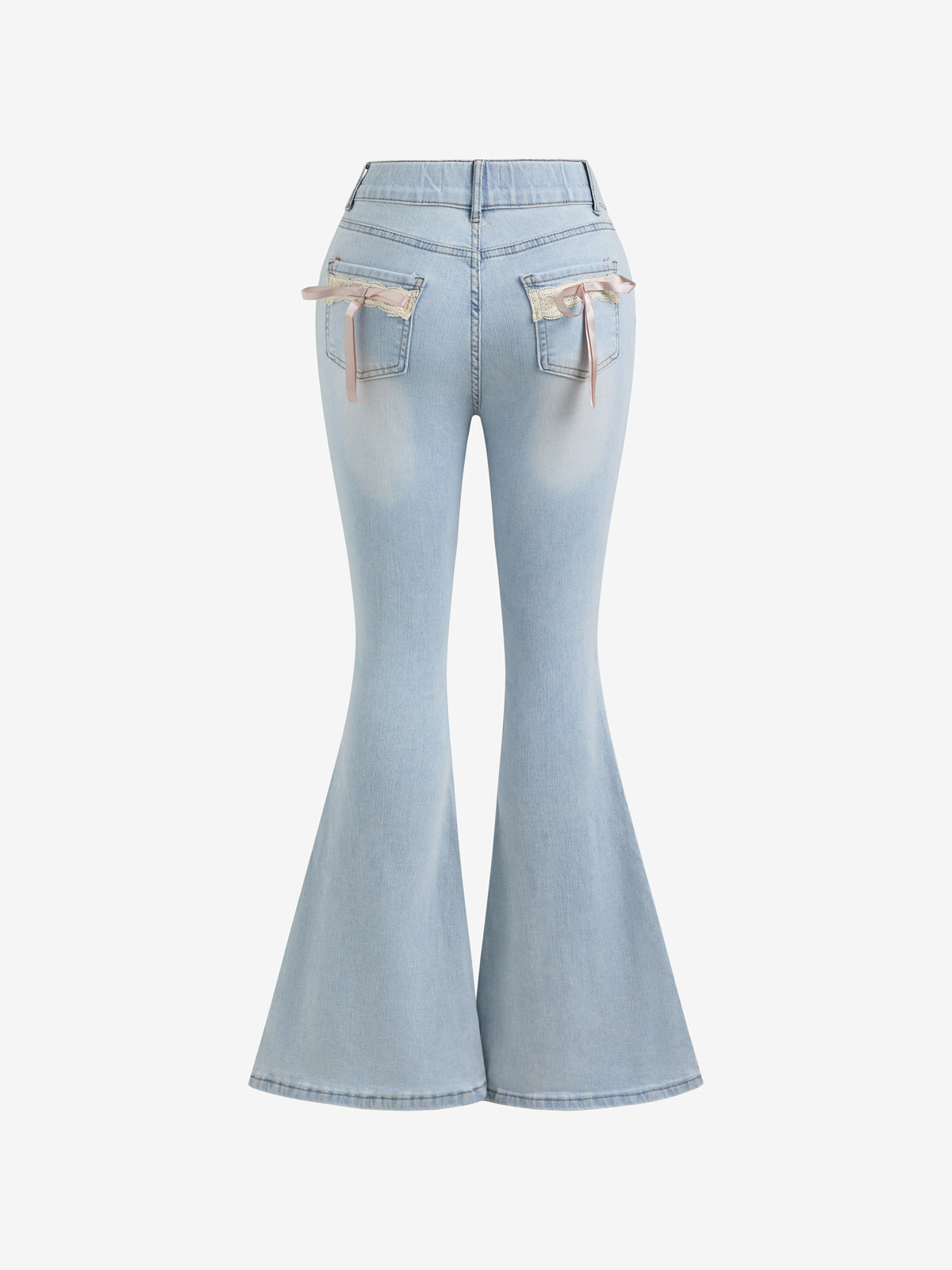 high waisted slimming Flare Jeans