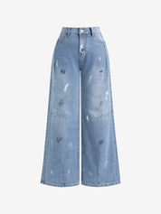 Personalised Graffiti Hottie Boyfriend Jeans