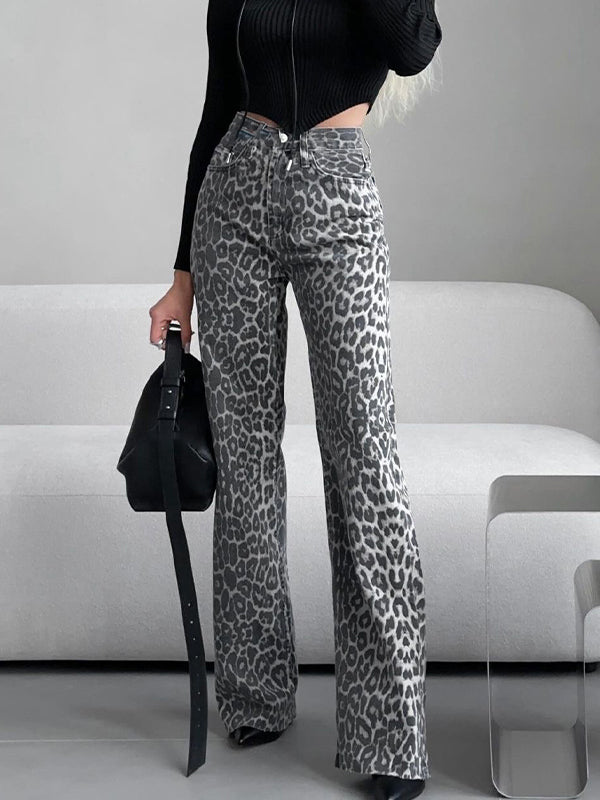 distressed Slim Straight Boyfriend Jeans