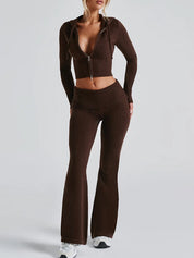 Solid Colour Slim fit Two Piece