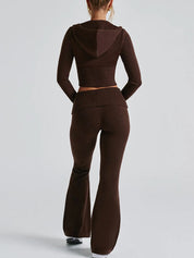 Solid Colour Slim fit Two Piece