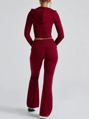Solid Colour Slim fit Two Piece