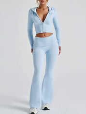 Solid Colour Slim fit Two Piece