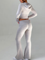 Solid Colour Slim fit Two Piece