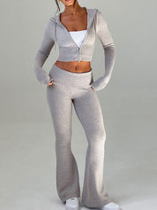 Solid Colour Slim fit Two Piece
