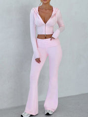 Solid Colour Slim fit Two Piece