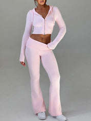 Solid Colour Slim fit Two Piece