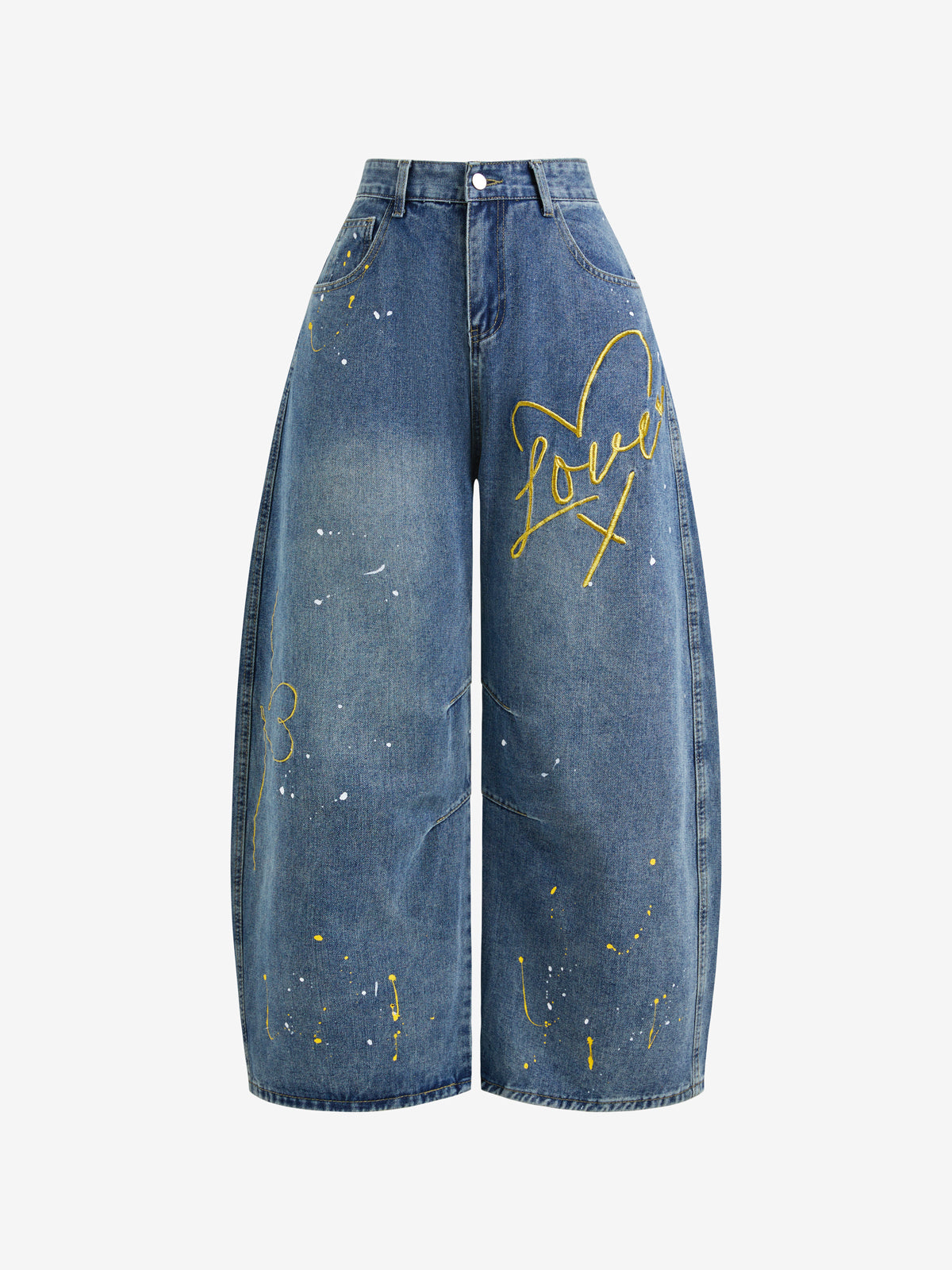 Ink And Graffiti Machete Boyfriend Jeans