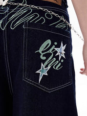 Art Popularity Denim Shorts
