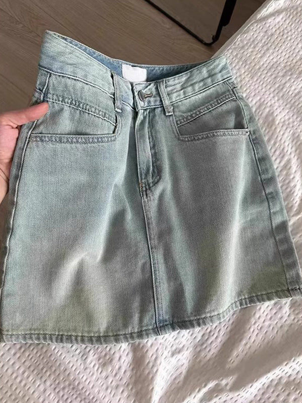 Retro American Mini Skirt