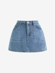 Slim Casual Stretch Mini Skirt