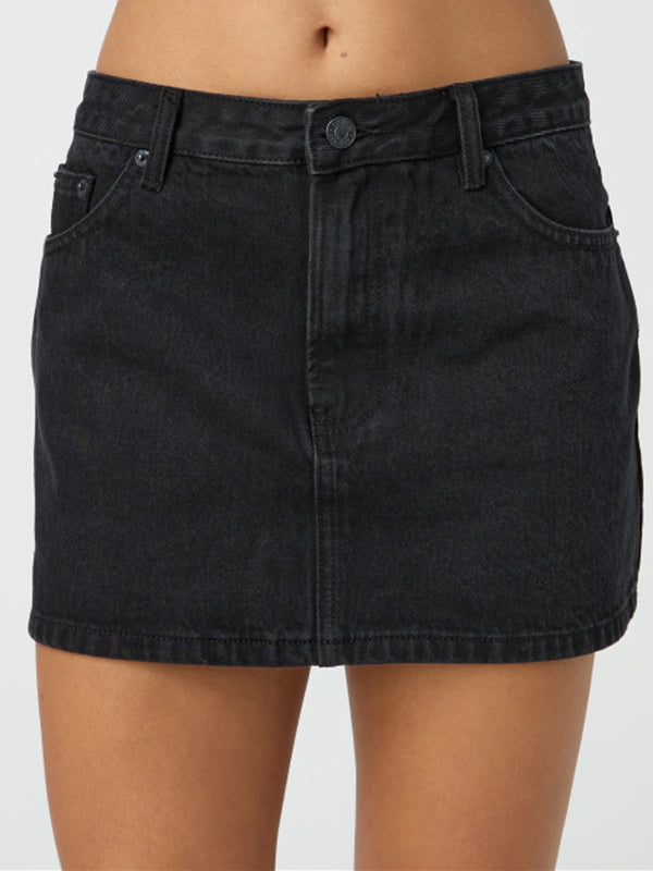 Slim Casual Stretch Mini Skirt