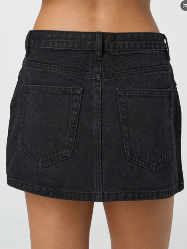 Slim Casual Stretch Mini Skirt