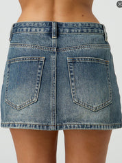 Slim Casual Stretch Mini Skirt