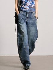 American Vintage Washed Boyfriend Jeans