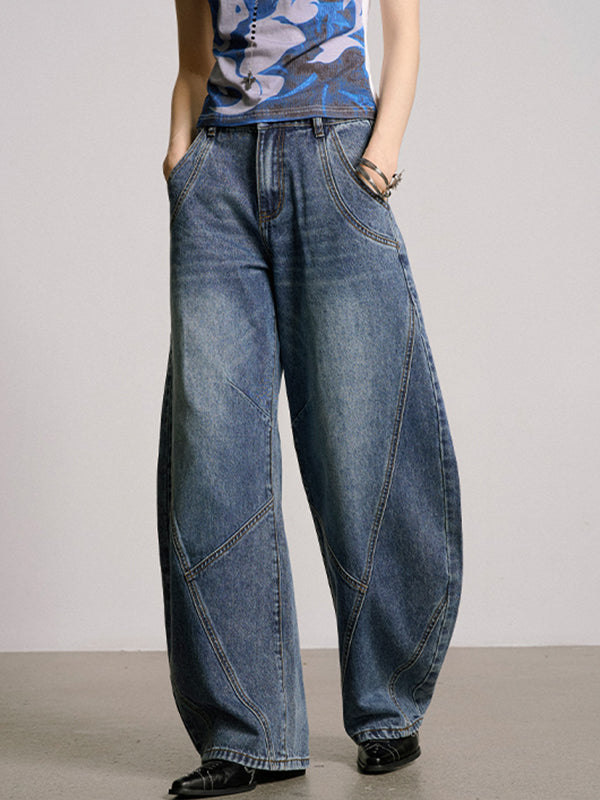 American Vintage Washed Boyfriend Jeans