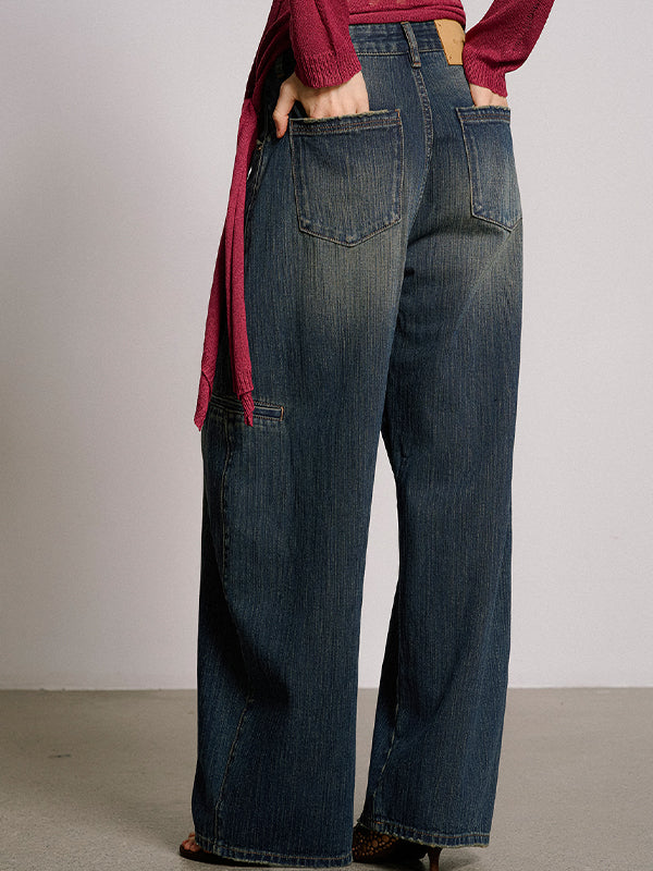 American Vintage Ripped Boyfriend Jeans