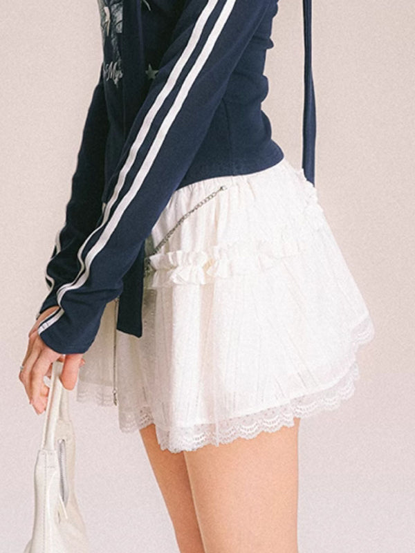 Sweet Cool Ballet Style Mini Skirt